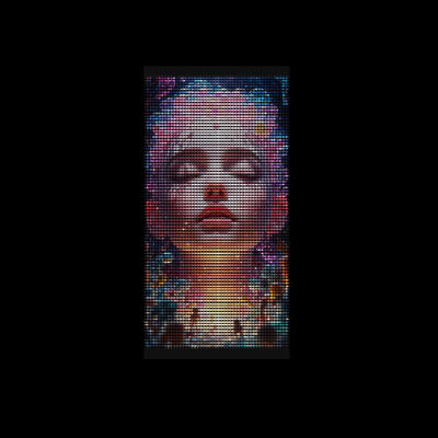 LED Flying Magic Carpet Screen Drone Soft Screen P20 5V Led Video Curtain Flag Curtain Advertising Video Display