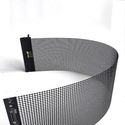 LED Holographic Projection Screen For Interactive Advertising Trade Shows Transparent 3D Holographic Invisible Screen