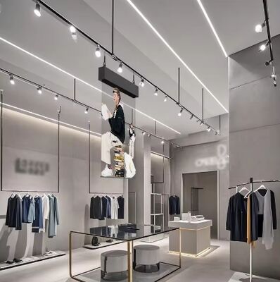 P3.91 Ultra-Light LED Holographic Transparent Screen Flexible LED Film Display for Glass Window Retail Store Mall Advertising High Brightness Digital Signage