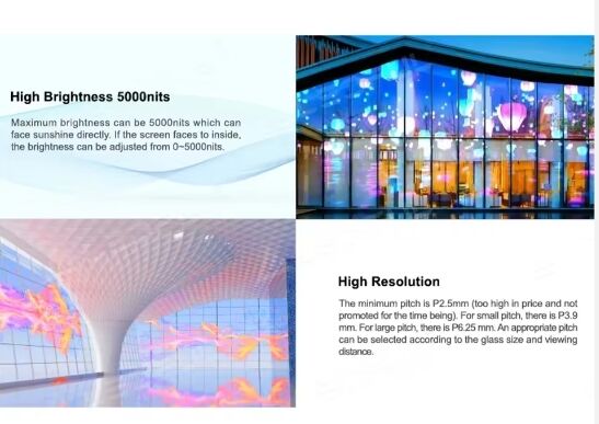 P3.91 Pixel Pitch High Transparency Holographic LED Screen for Indoor Advertising Video Wall