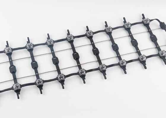 IP67 Waterproof 12V P125 RGB Flexible LED Mesh Screen Outdoor Mesh Curtain