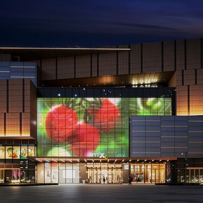 P6 DC5V Full Color Ultra-Thin Lightweight LED Film Screen High Brightness for Indoor