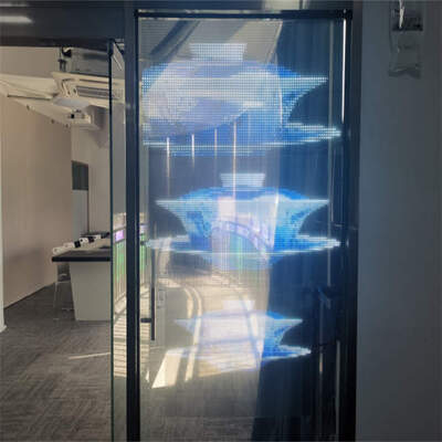 P10 Indoor Transparent LED Display 4000cd Brightness and 93 Percent Clarity Ideal for Store Decoration