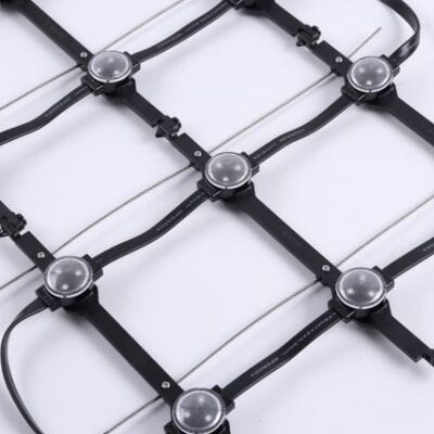 IP67 Waterproof Full Color LED Mesh Screen P143 Outdoor Flexible Curtain for Large Scale Visual Effects and Advertising