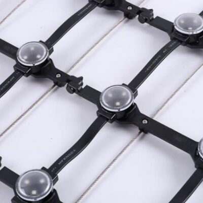 IP67 Waterproof Full Color LED Mesh Screen P143 Outdoor Flexible Curtain for Large Scale Visual Effects and Advertising