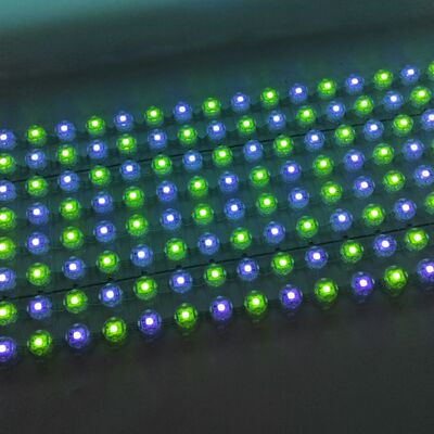 12V P31 RGB Flexible LED Mesh Screen IP67 Waterproof Suitable for Outdoor Advertising Building Facades and Event Decoration