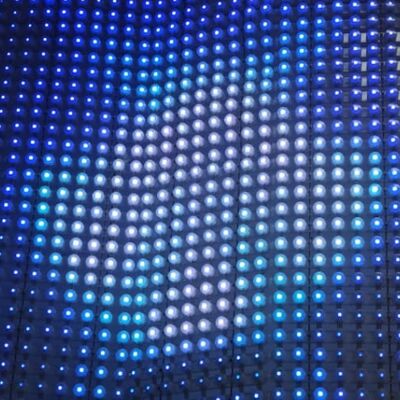 Durable IP67 Waterproof Outdoor LED Mesh Screen P41.5 Full Color Flexible Mesh Curtain Ideal for Building Facades and Stage Backgrounds