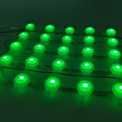 IP67 Waterproof 12V P50 RGB Flexible LED Mesh Screen Outdoor Mesh Curtain Suitable for Large Scale Advertising and Events