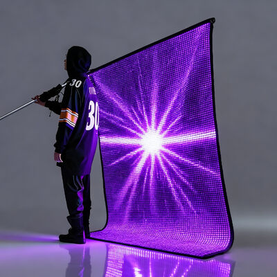 Flying Drone Screen Lightweight LED Mesh Display Aerial Flying Drone Advertising for Outdoor Events