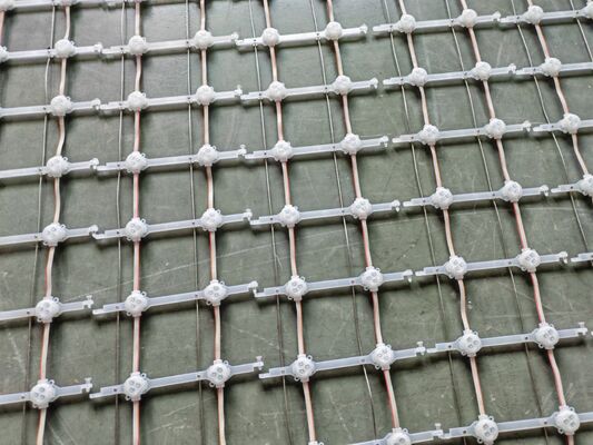 High Transparent 125mm LED Mesh Screen IP67 Rainproof For Tourist Attraction Night View Economic Development