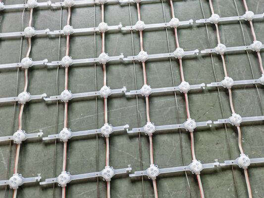 IP67 Weatherproof 62.5mm LED Mesh Screen High Transparency For Tourist City Nightscape Outdoor Advertising Screen