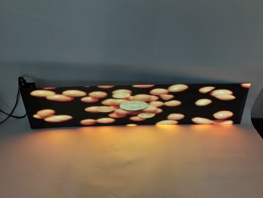 Holographic Transparent Screen P3.91 Flexible LED Film Display IP45 12V Adhesive for Glass Window Advertising