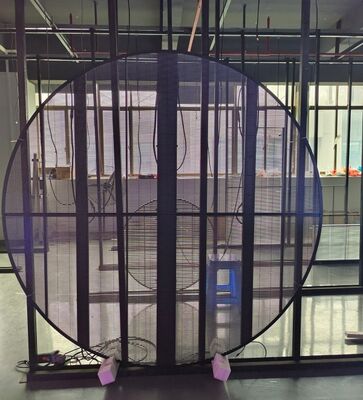 P2.6 RGB High Transparency LED Grille Screen Indoor Commercial Advertising Display For World Cup Event