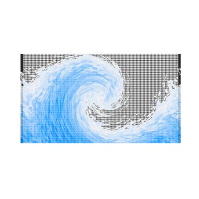 P10 DC12V Holographic LED Screen for Street Glass Wall Product Demonstrations and Outdoor Advertising Offering All Weather