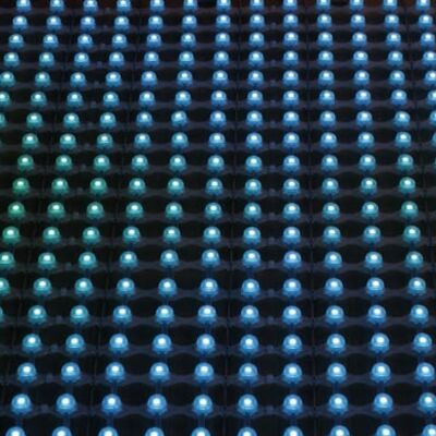 Waterproof IP67 Full Color LED Mesh Screen Outdoor Flexible Mesh Curtain P62.5 Suitable for Large Scale Commercial Displays