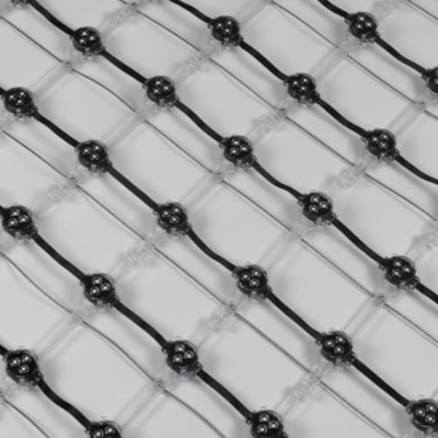 Full Color IP67 Waterproof P100 Outdoor LED Mesh Screen Flexible Mesh Curtain Offering High Brightness and Transparency for Outdoor