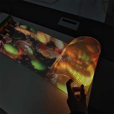 P5 Ultra 92% Transparency 2000cd Brightness LED Film Screen for Exhibition and Storefront Advertising