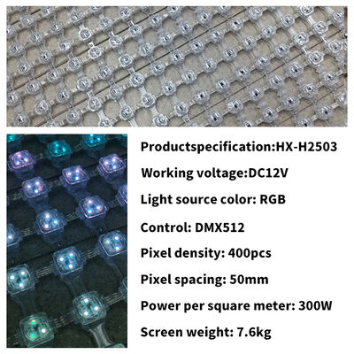 12V P100 LED Mesh Screen Video Wall Display Outdoor Building Facade Stage Event Advertising