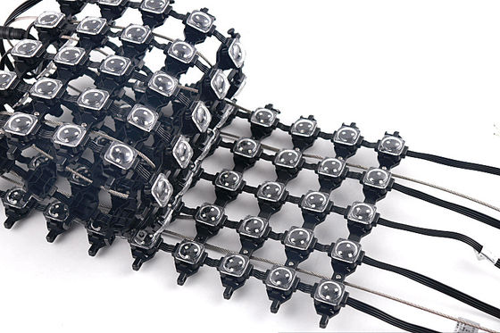 IP67 Waterproof DC12V RGB LED Mesh Screen for Outdoor Advertising and Building Facade