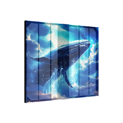 Mesh Grille LED Screen High Brightness RGB P2.6 Full Color Transparent Glass LED Display