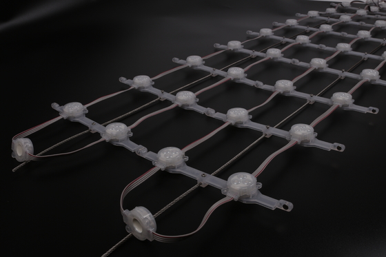 RGB LED Mesh Wall DC12V IP67 LED Pixel Mesh Screen For Outdoor Decoration