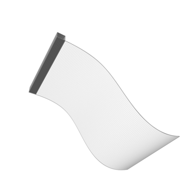 Adhesive LED Transparent Film Screen P10 Full Color Transparent LED Film