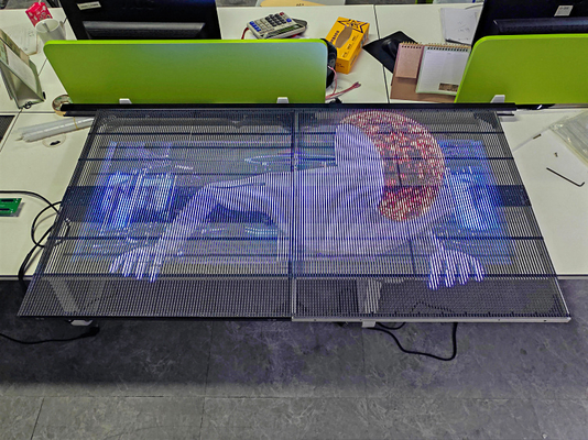 Indoor LED Transparent Screen Full Color Indoor Transparent LED Display