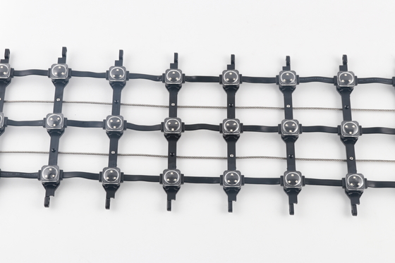 IP67 LED Grid Screen RGB 12V High Brightness LED Screen Mesh For Building Decoration