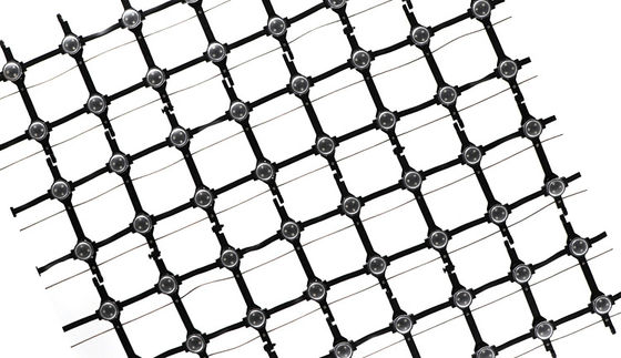 IP67 Waterproof DC12V RGB LED Mesh Screen for Outdoor Advertising and Building Facade