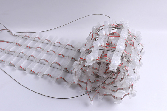 SMA5050 P50 Waterproof Flexible LED Mesh Screen Building Media