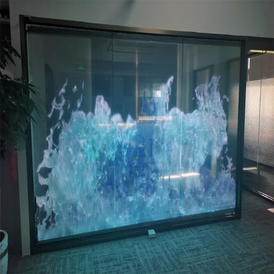 Flexible PC Resin Transparent Film Screen P4 Indoor LED Display Modern Shopping Center Solution with 1 Year Warranty