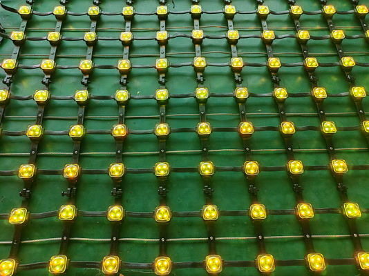 LED Mesh Screen P62.5 Video Wall Display Flexible Transparent Curtain for Shopping Mall Stadium Outdoor Advertising
