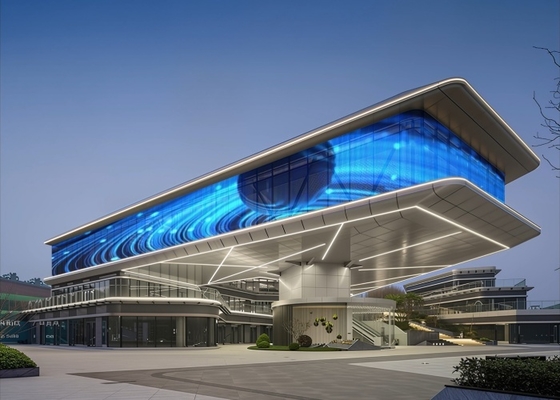 P8 Flixble LED Crystal Film Screen Invisible Advertising Transparent LED Digital Signage Display