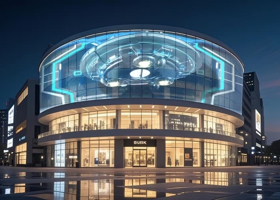 LED Transparency Film Screen P8  Display for Retail Store and Shopping Mall Advertising for Storefront Window and Welcome Display