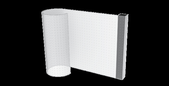 P20 2500CD 50000HS Transparent LED Wall Display , 95% Transparency Glass LED Screen