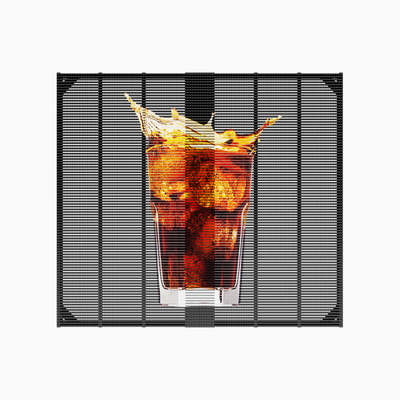 Indoor DC5V Grille LED Screen  , LED Transparent Screen Display