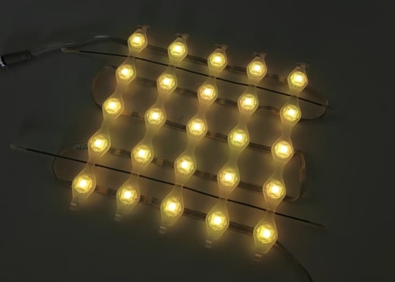 Full Color RGB P50 SMD5050 LED Mesh Screen DMX 512 Control Flexible IP67 Outdoor Video Wall