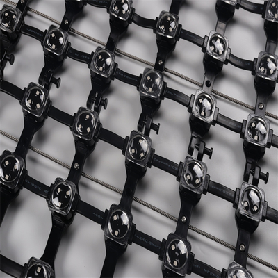 P62.5 RGB LED Mesh Screen IP67 12V 1000x1000mm Outdoor Display