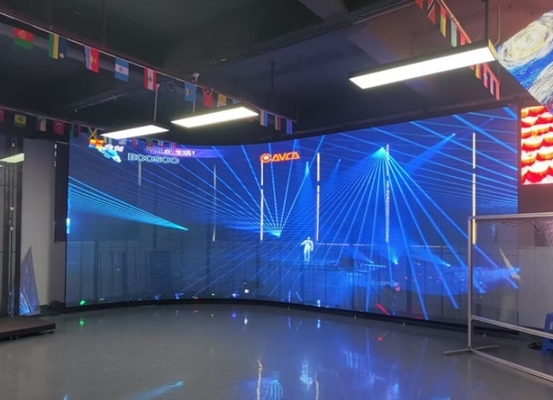 1500CD Transparent Glass LED Screen Full Color ICE LED Screen for Electronic Advertising