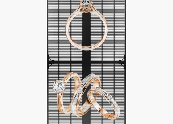 P3.91 High Brightness See Through LED Screen Full Color RGB Indoor Display Panel Screen