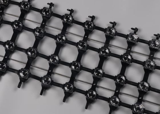 P62.5 Outdoor Waterproof Led Net Screen Lightweight Thin and Flexible Mesh Led Display for Media Facade Lighting