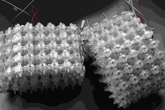 Transparent Led Mesh Screen Outdoor Waterproof IP67 P50 Flexible Led Curtain for Building