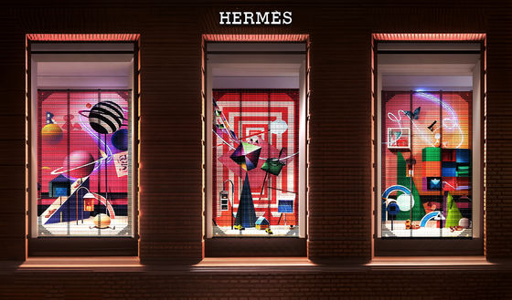 High Brightness P2.6 1000*1000mm Grille Display Screens DIP Indoor High Brightness Colorful Advertising LED Board