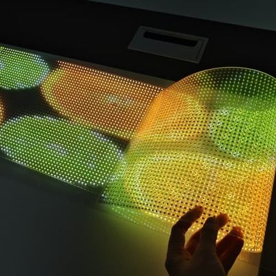 Indoor P6 Transparent Led Film Display on Window Flexible Transparent Video Wall Soft Film Transparent Led Display Screen