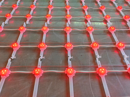 P143 SMD3535 RGB LED Mesh Screen Waterproof IP67 DC12V Outdoor Pixel Display for Subway Advertising