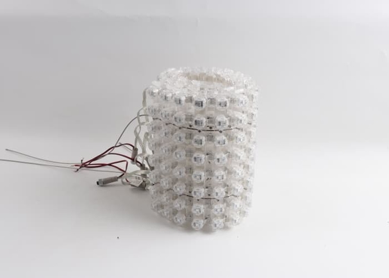 DC12V IP67 Flexible LED Mesh Screen Display P31 Outdoor Waterproof Grid Screen for Shopping Malls