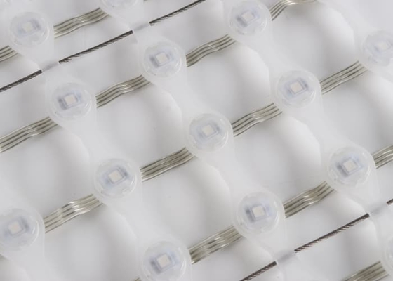 Outdoor Flexible Lightweight SMD5050 P41.5 Flexible Led Pixel Mesh Screens for Outside Landscape