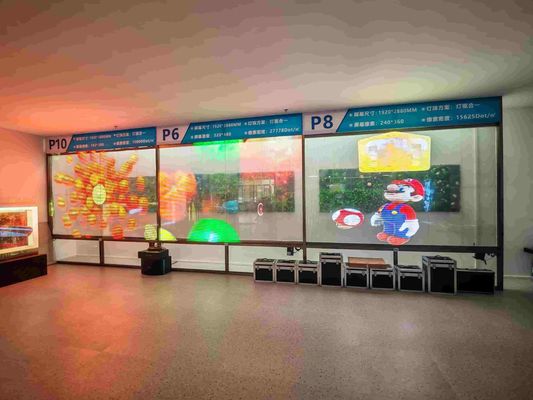 P10 Ultra Thin Transparent LED Screen for Creative Architectural Design Format Video Wall Display