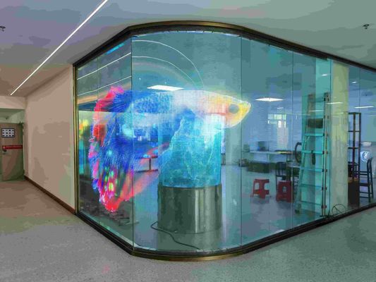 P10 Ultra Thin Transparent LED Screen for Creative Architectural Design Format Video Wall Display