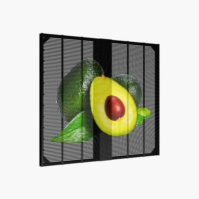 Indoor P3.9 1000*500mm Energy Saving 4000-4500cd  High Transparency Easy Install Transparent LED Display Screen Wall